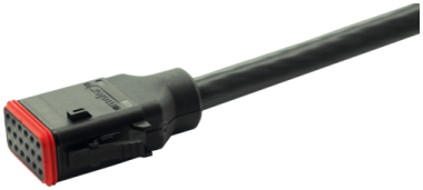 Data Panel - Overmolded homerun cable xDB passive, letout 0° - 15 m  DP-34042-775